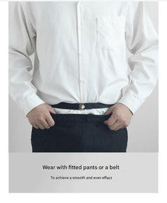 Image of the black elastic fabric shirt stay