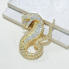 Creative Brooch Design on White Background