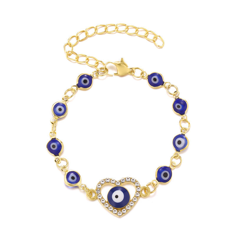 Elegant women's bracelet with sparkling crystals