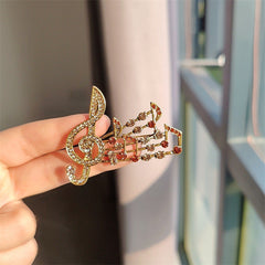 Premium alloy musical note pin - image 5