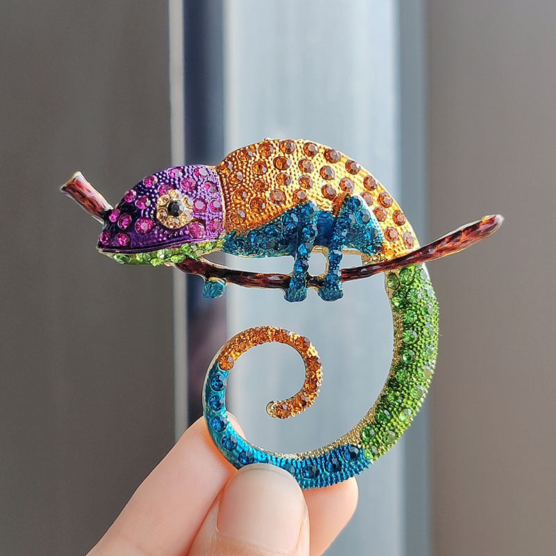 Detail of Lizard Brooch