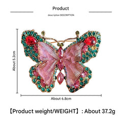 Fashionable butterfly brooch gift setting