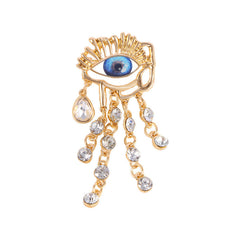 Brooch with intricate design close-up
