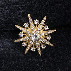 Elegant Vintage Floral Brooch Pin image 9