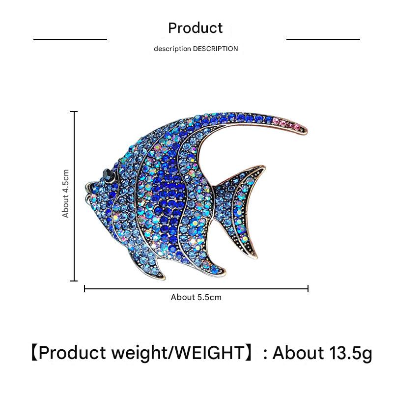 Red Tropical Fish Brooch