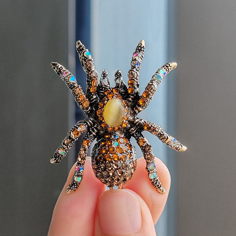 Unique insect brooch showcasing details of design