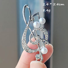 Brooch Styled on a Blouse