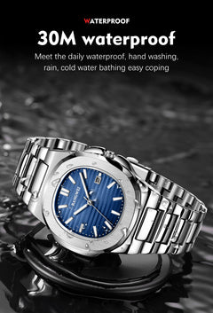 Stunning Light Blue Men's Watch Design
