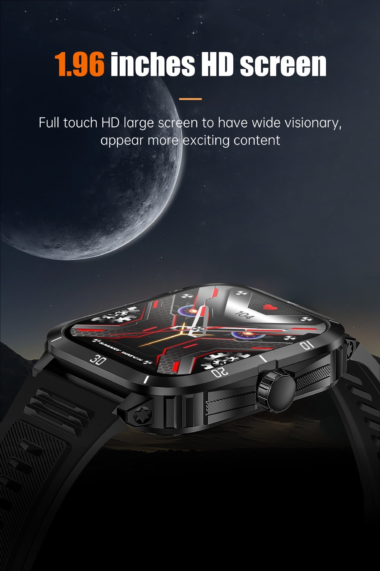 Smart Sports Watch Stylish Design - Image 3
