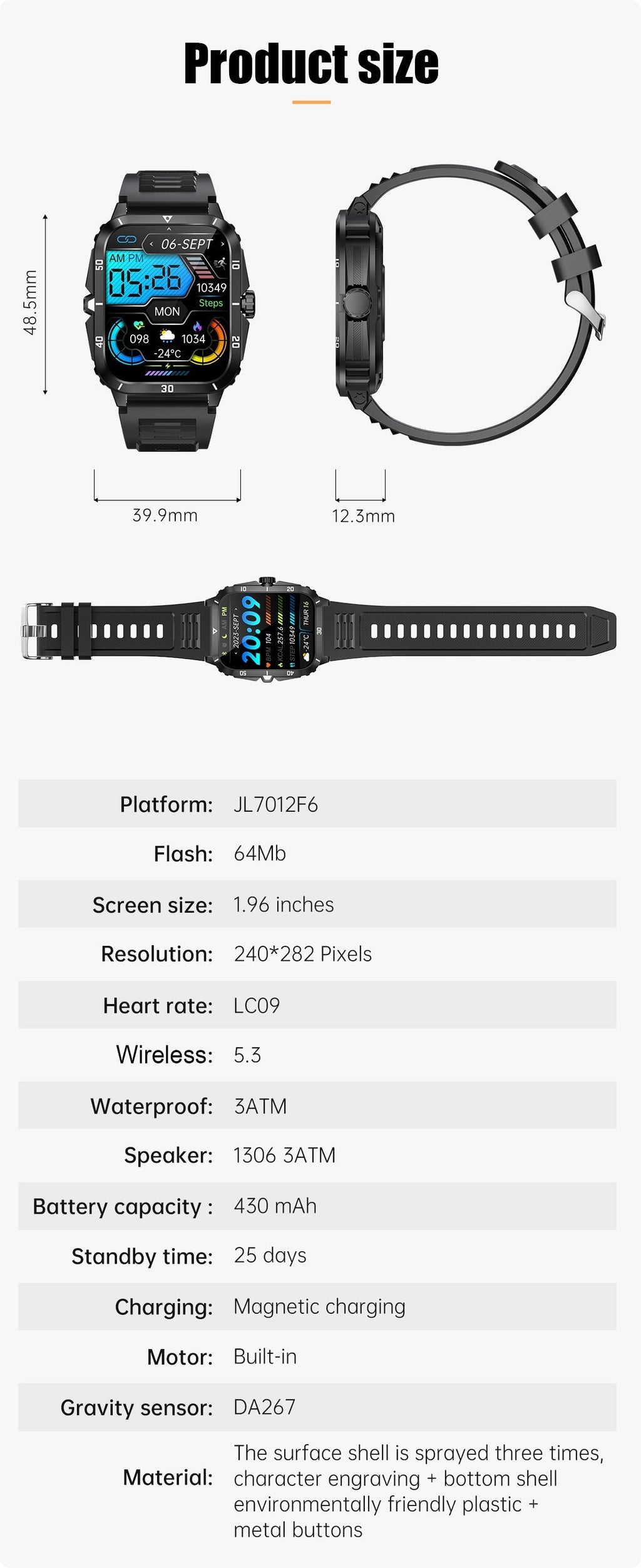 Smart Sports Watch with Health Monitoring Features - Image 4