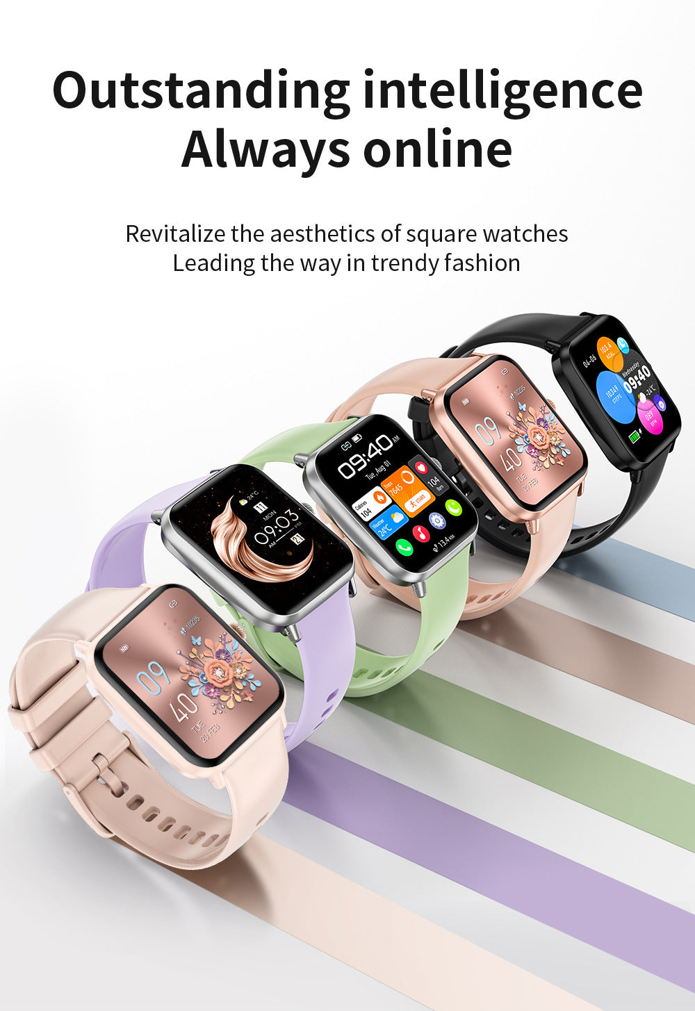 Waterproof smartwatch suitable for fitness activities