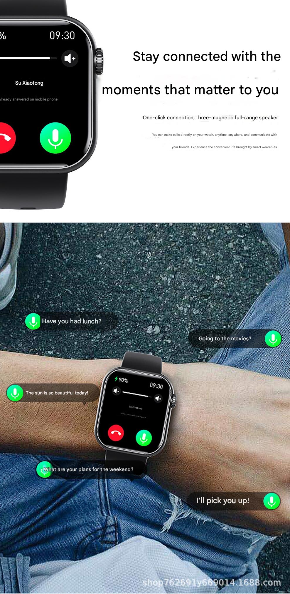F57 smartwatch worn on wrist highlighting fitness tracking features