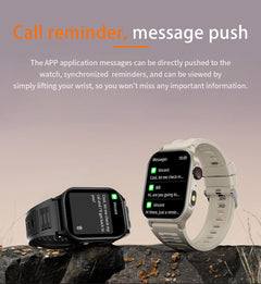 Smartwatch close-up of touchscreen display