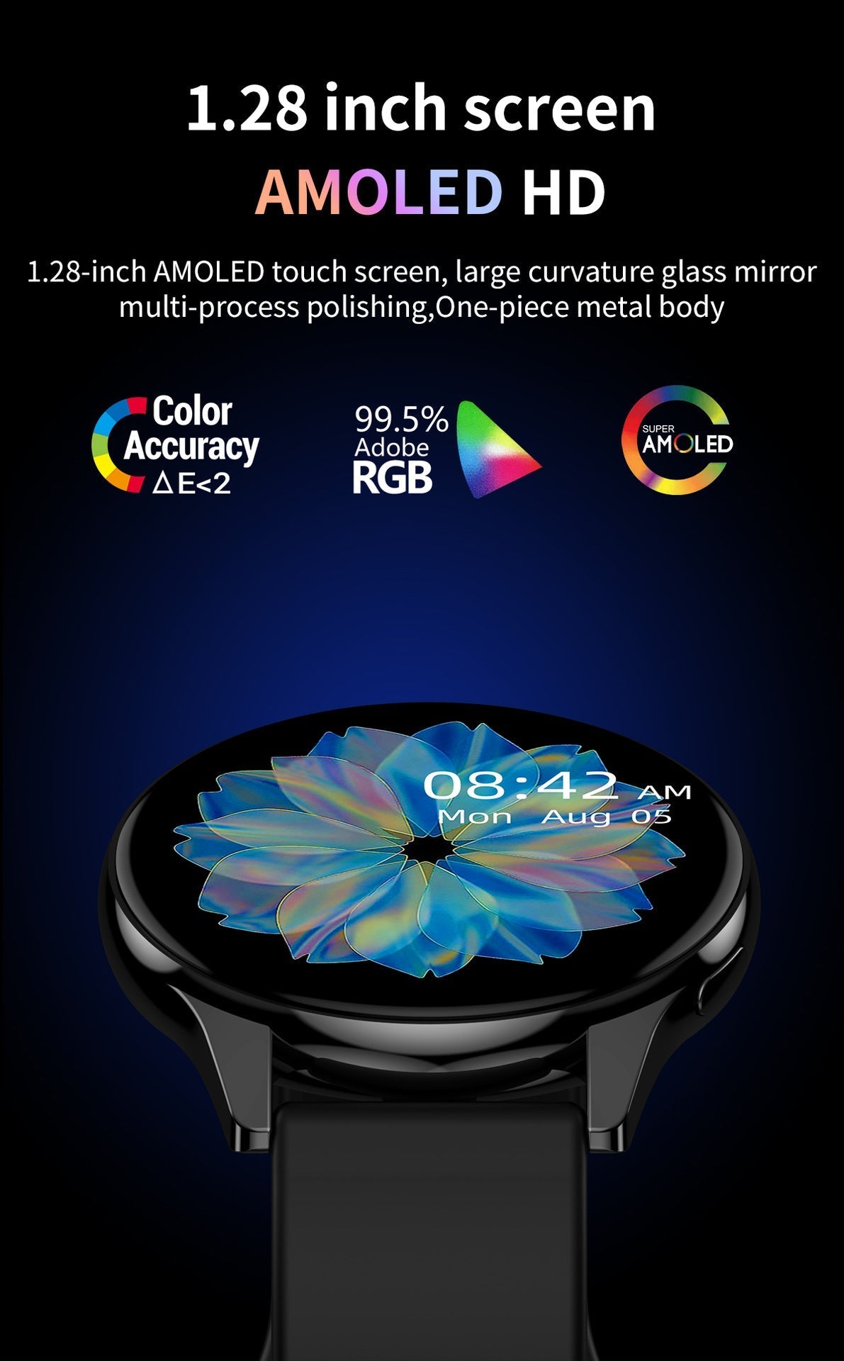 LIGE smartwatch with colour variants