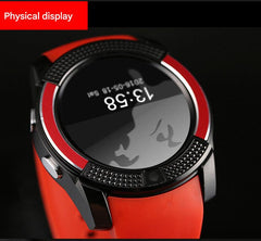 User wearing V8 Smart Watch during exercise