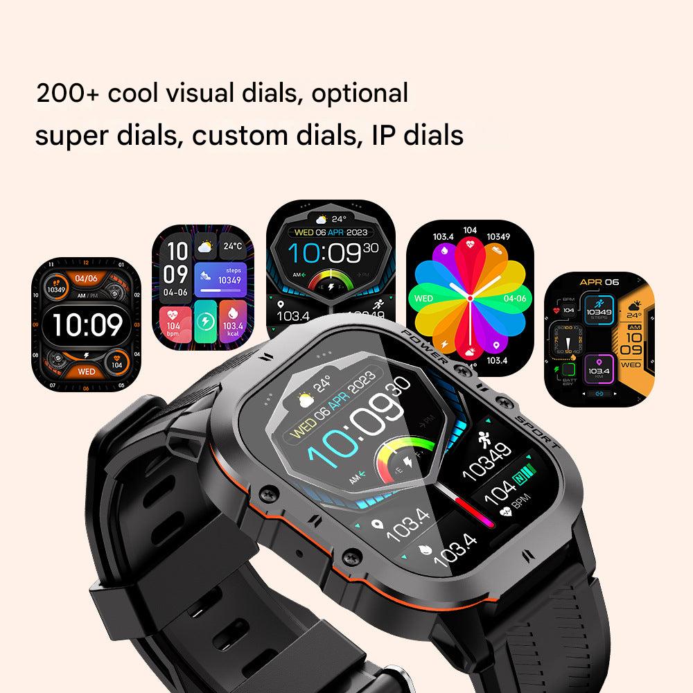 C26 smartwatch with magnetic charging method