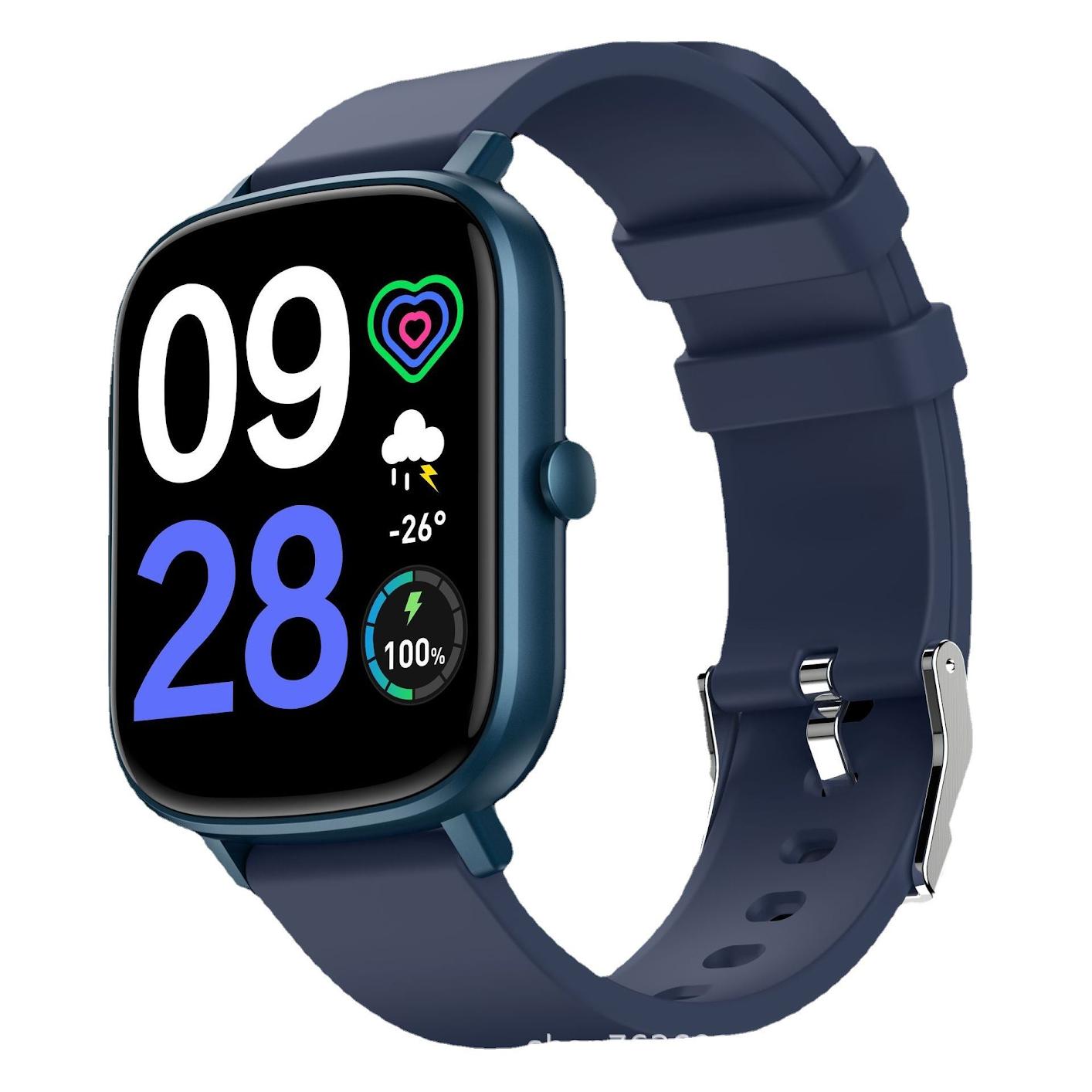 P55 Smartwatch in various colour options displayed