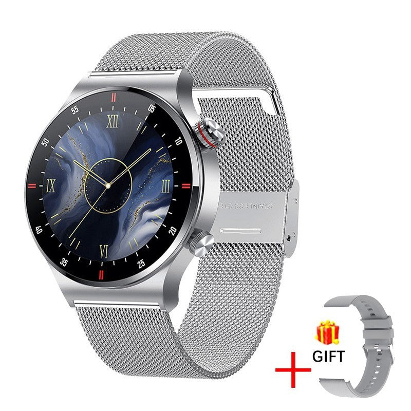 Smartwatch displaying heart rate monitoring feature