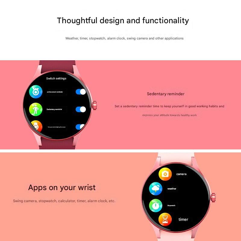 Bluetooth fitness tracker on a vibrant background