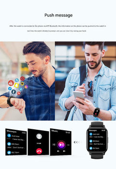 Y3 smartwatch in black colour