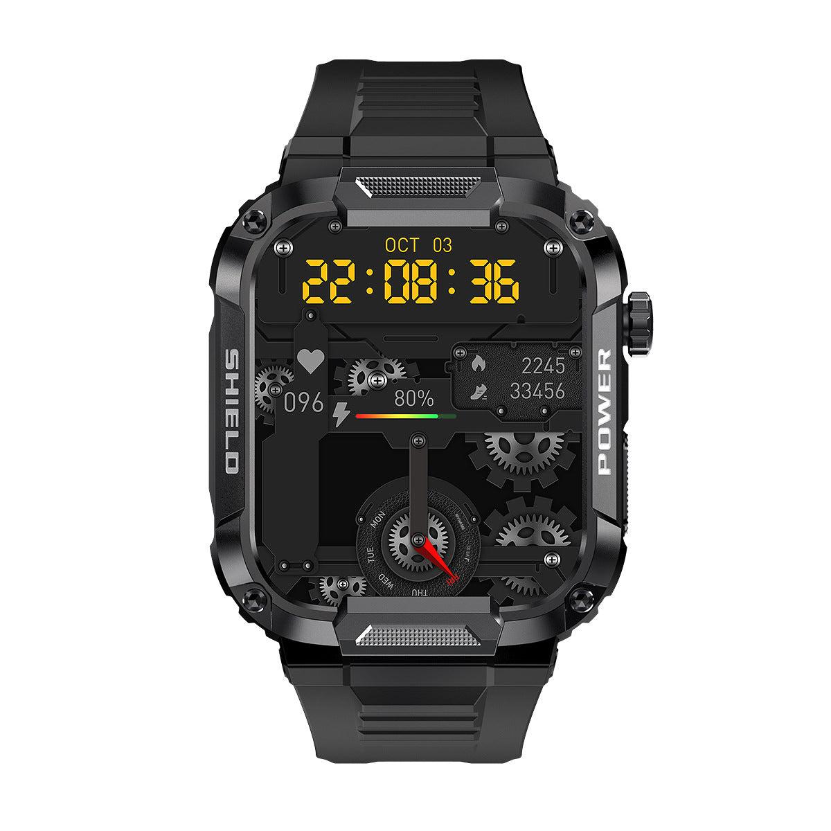 MK66 smartwatch showing health monitoring features