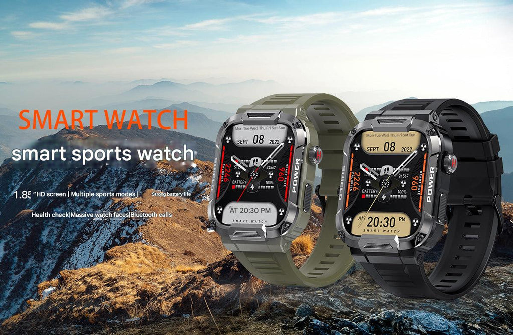 MK66 smartwatch with durable waterproof design