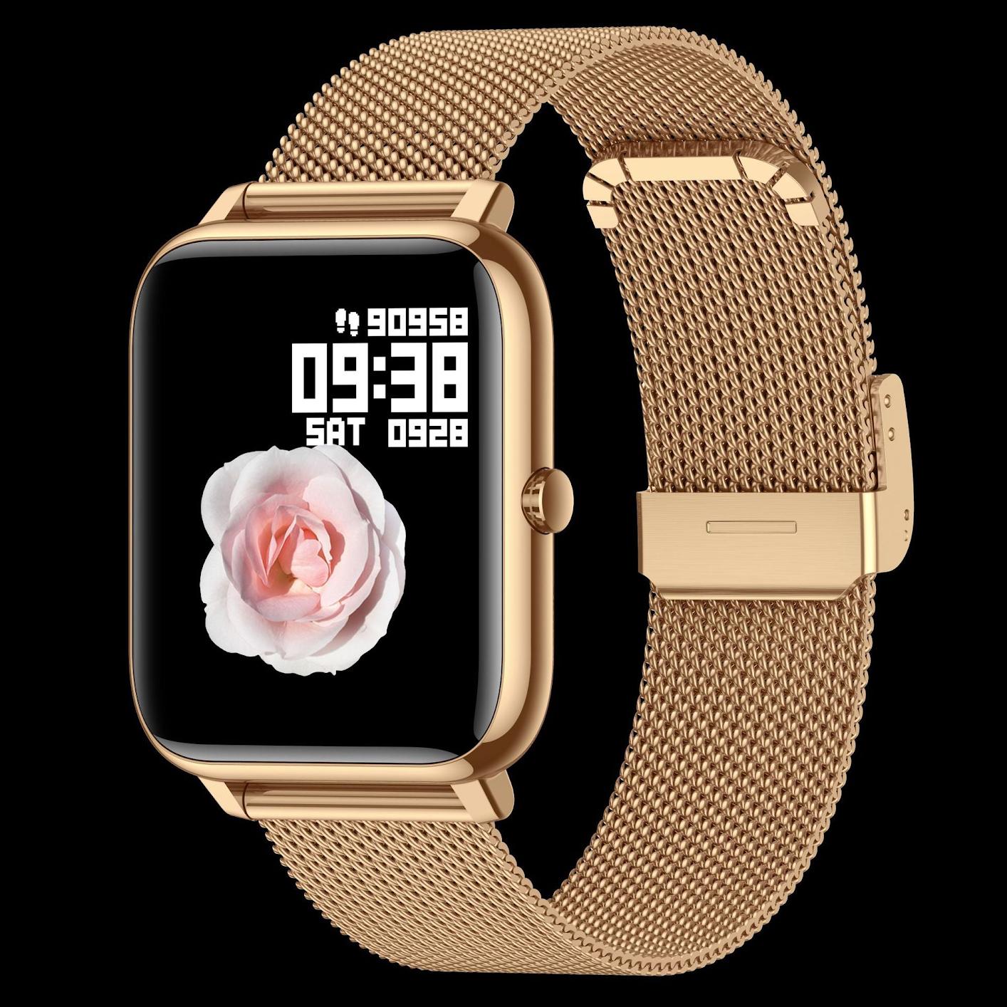 Smart Fitness Tracker Watch in use during exercise