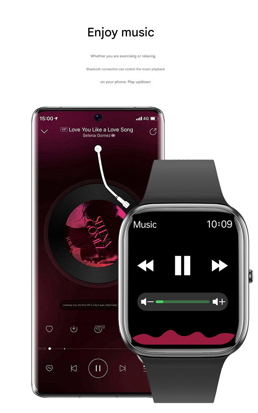 Y9PRO smartwatch front view