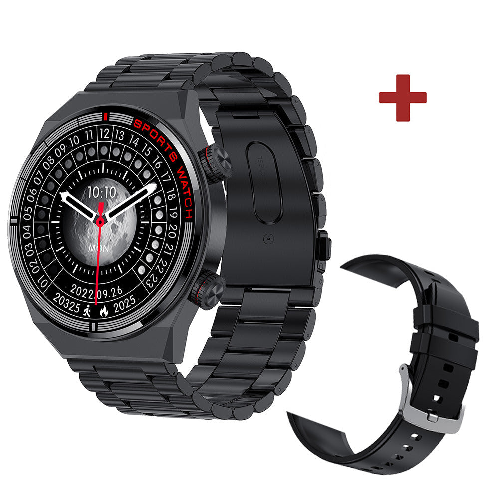 Close-up of smartwatch displaying Bluetooth call feature
