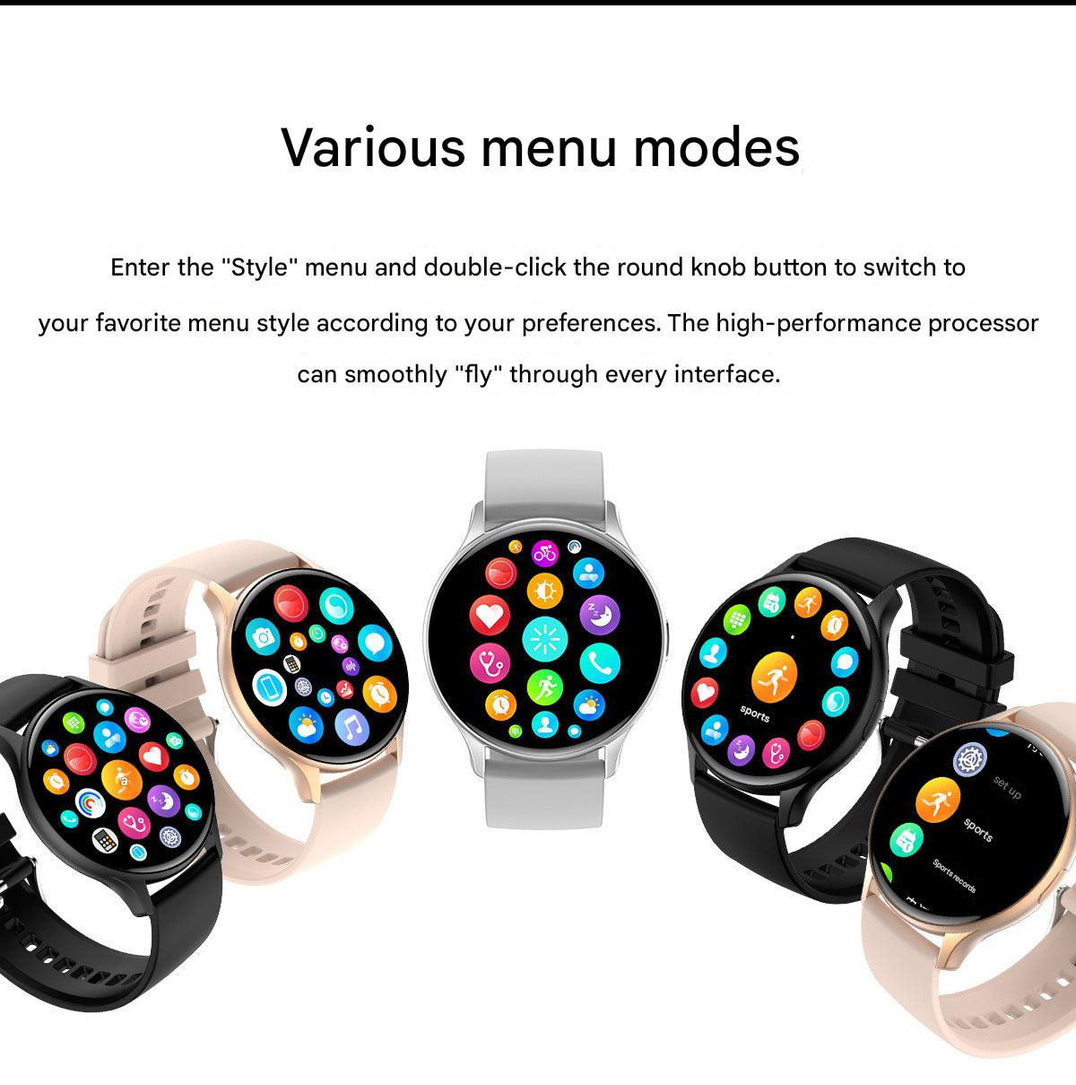 HK89 smartwatch displaying waterproof design