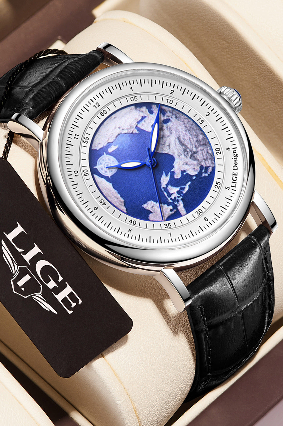 LIGE watch on a wrist
