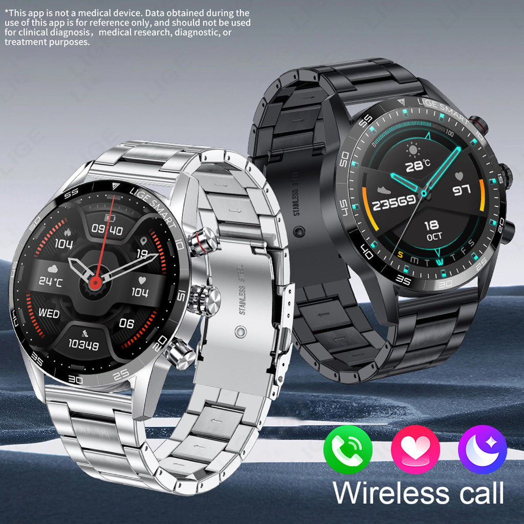 Smartwatch showing Bluetooth connectivity