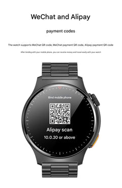 QW49 Smartwatch showing fitness metrics