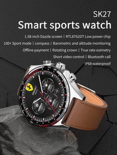 LIGE smartwatch on wrist