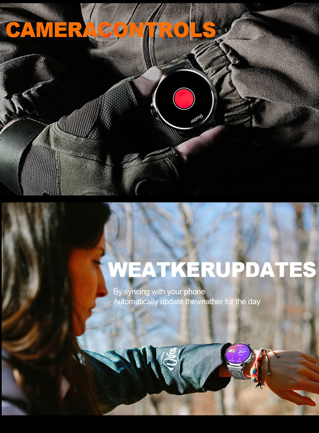 V69 smartwatch silicone strap details