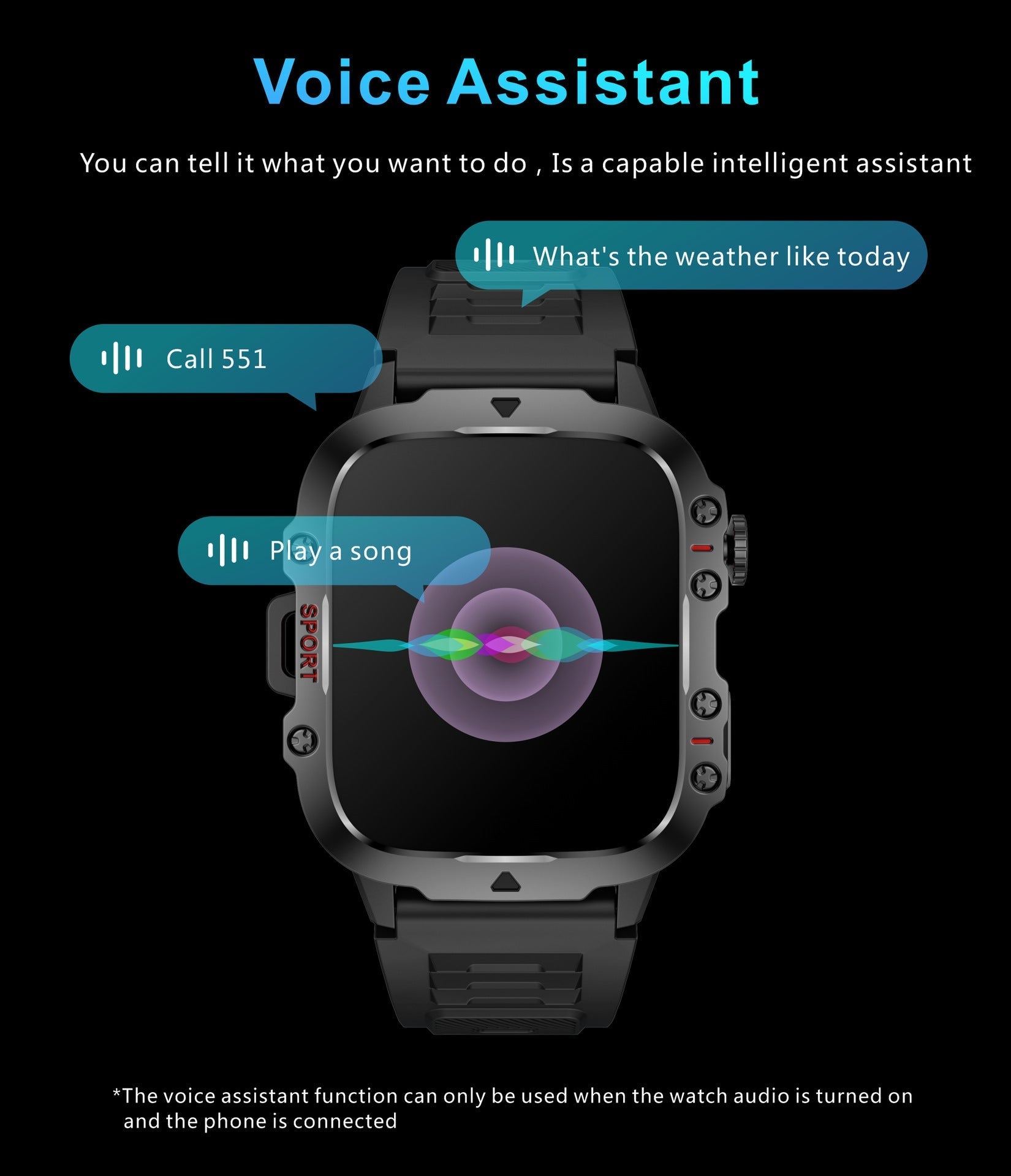 Smartwatch showcasing advanced health metrics