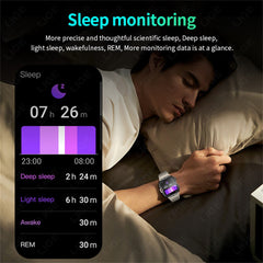 Smartwatch showcasing advanced health metrics