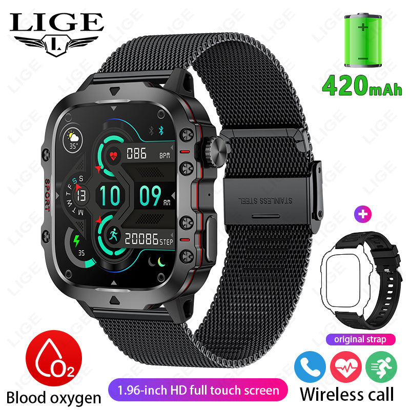 Smartwatch used in a sporty environment
