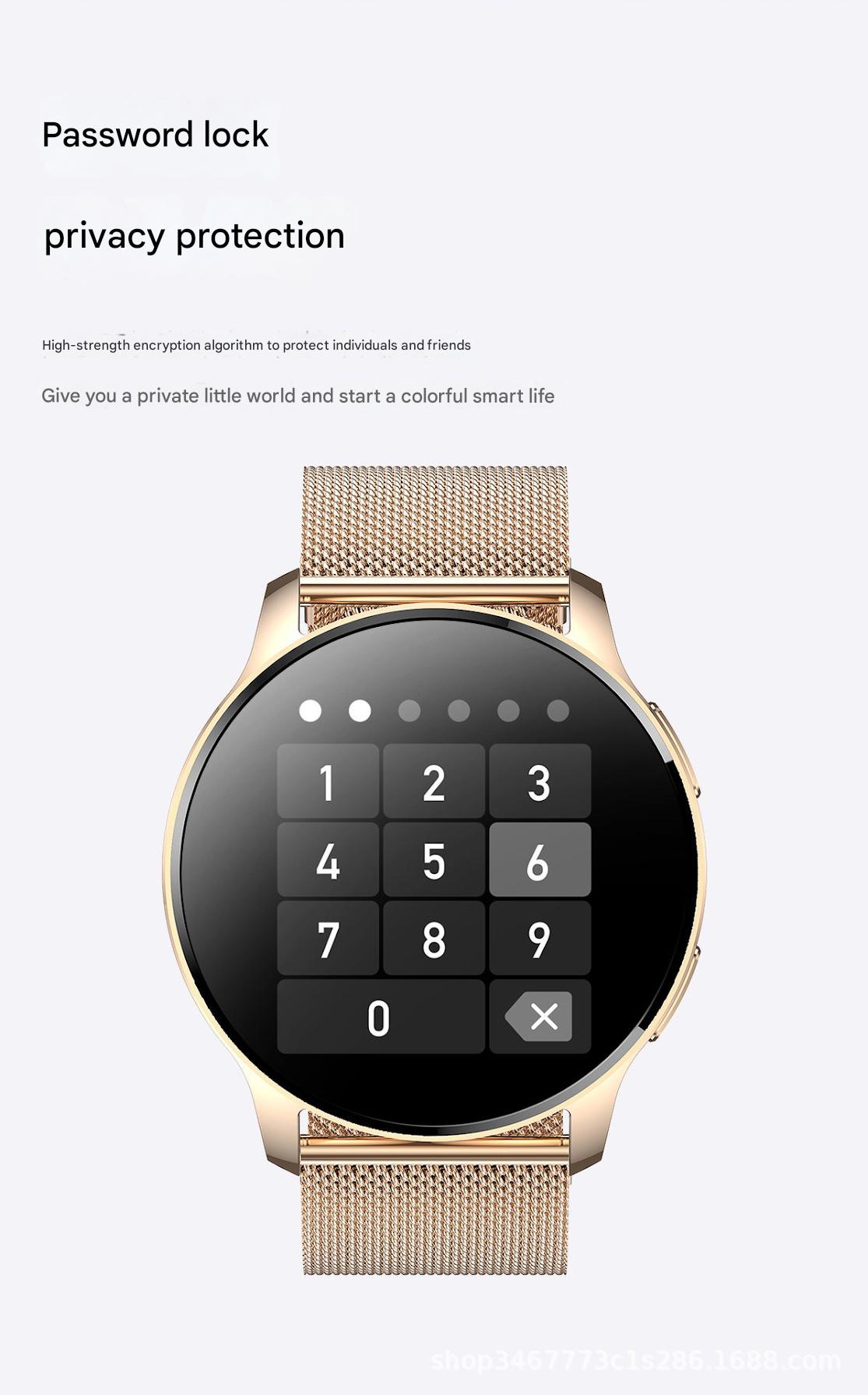 I50 smartwatch with voice assistant