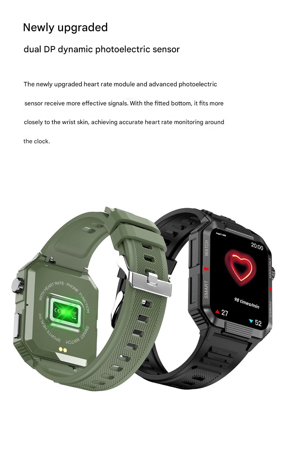 Smartwatch Showing Health Metrics