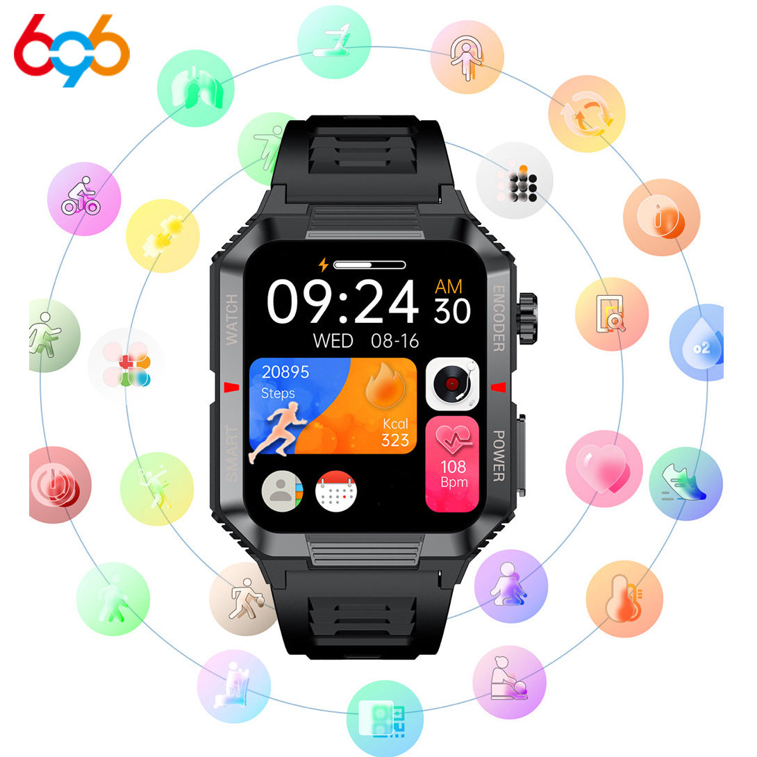 Close-up of Smartwatch Touchscreen