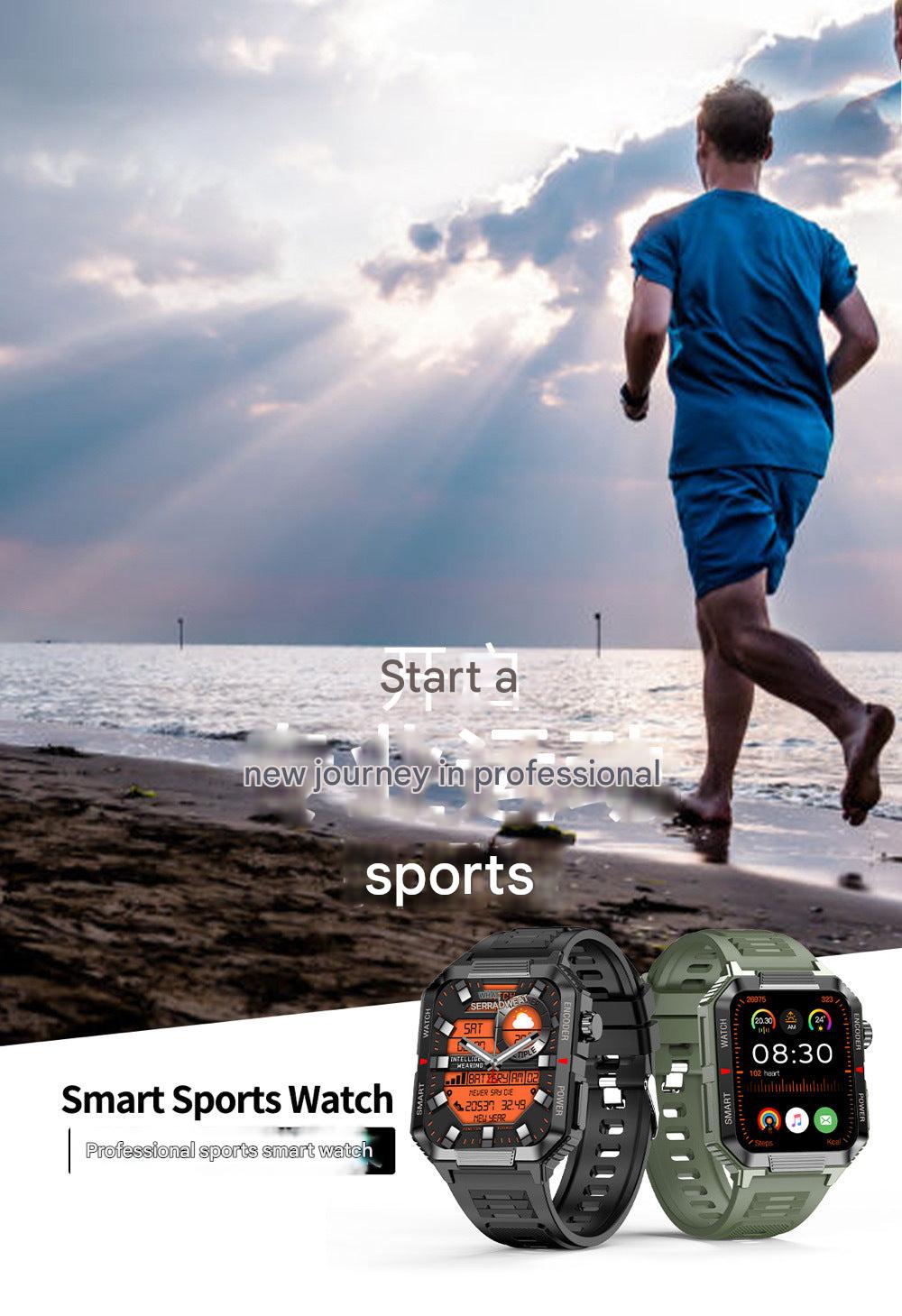 Stylish Smart Fitness Watch Display