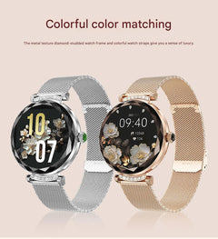 Close-up of the AMOLED screen health tracker