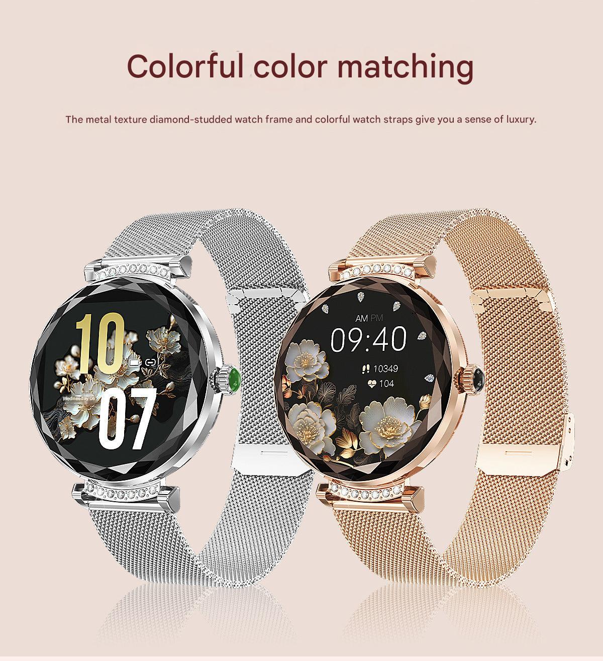 Close-up of the AMOLED screen health tracker