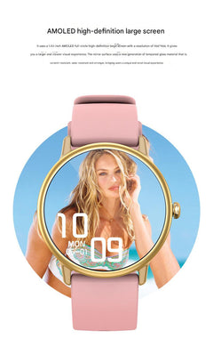 Bluetooth call feature smartwatch in black