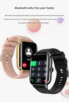 F12 smartwatch packaging and accessories included