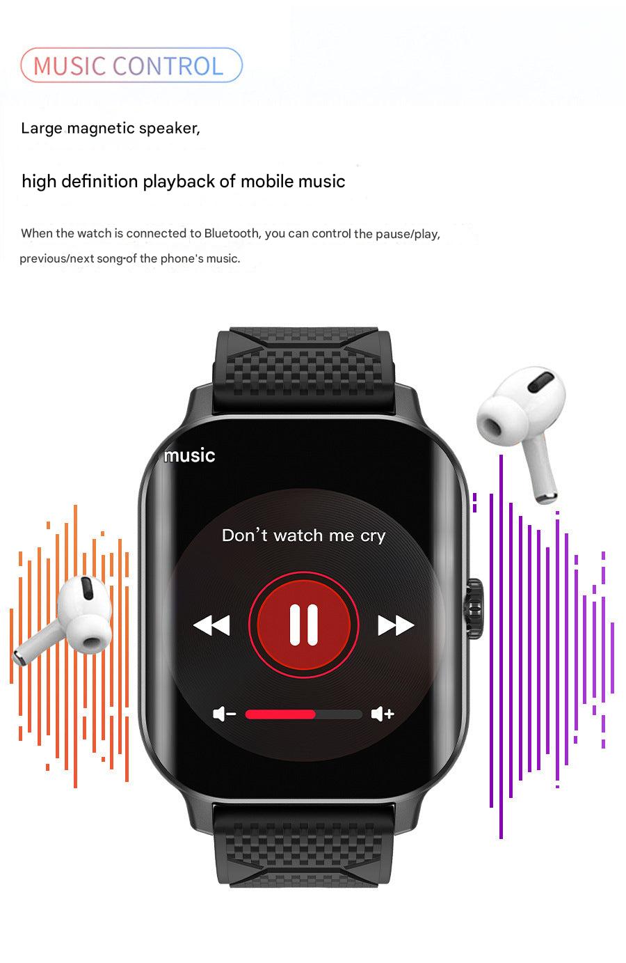 F12 smartwatch showcasing Bluetooth calling feature
