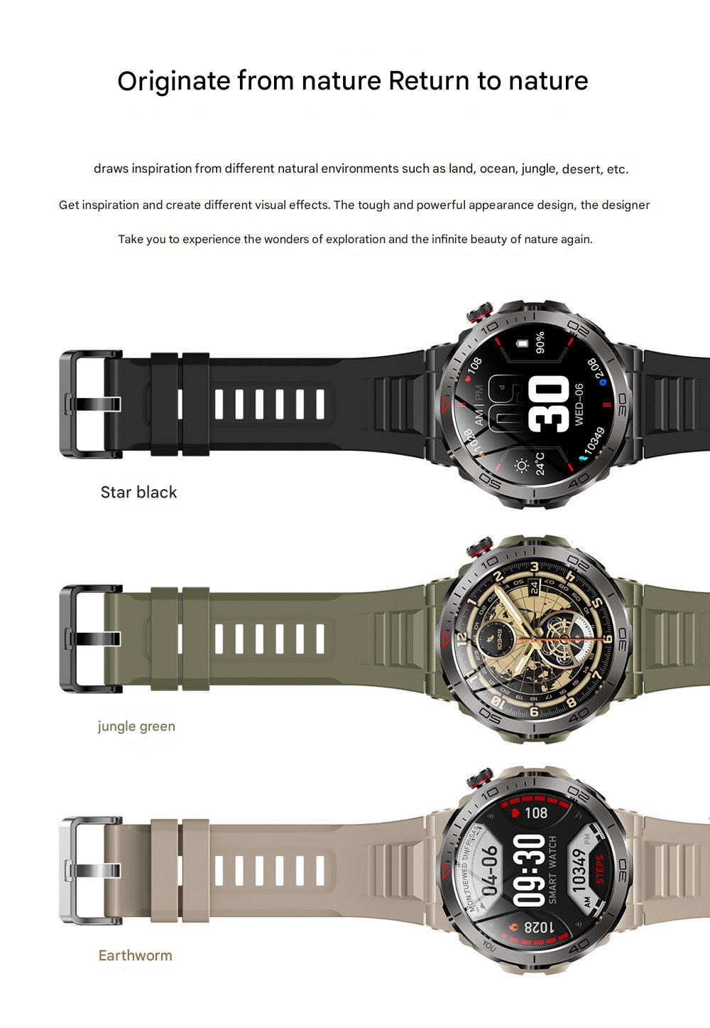 MK68 Smart Fitness Watch back display