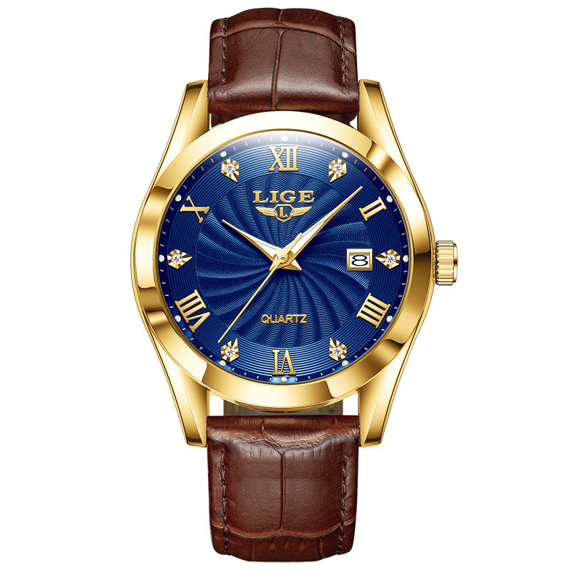 Durable watch with a stainless steel case