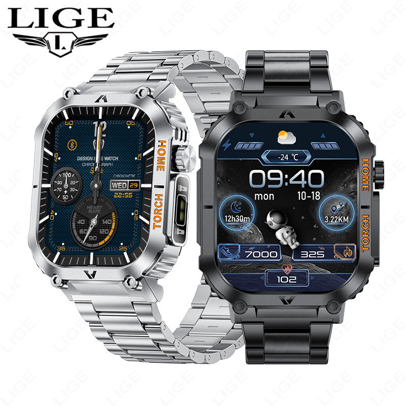 Smartwatch in sporty lifestyle setting